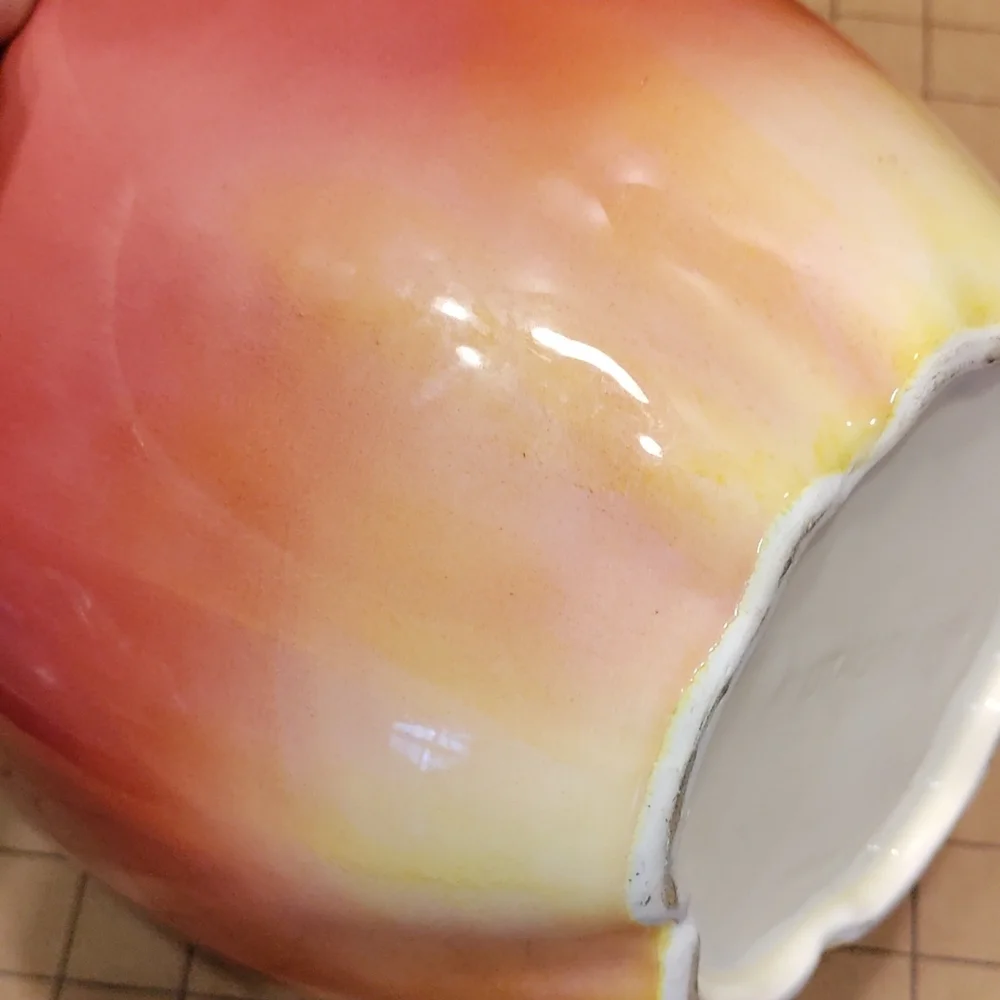 Otagiri 1984 large vintage apple cookie jar - Picture 11 of 16